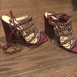 Brand new Sergio Rossi studded ankle wrap